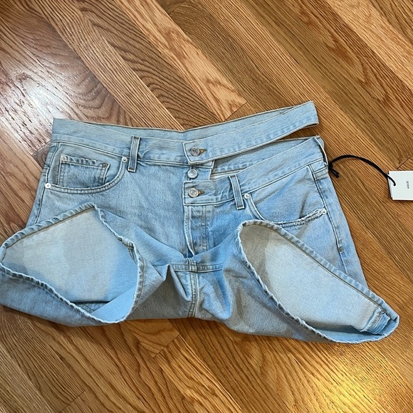 AGolde Broken Waistband Shorts Size 32 NWT - Picture 12 of 16